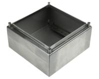 749-1857 RS PRO Unpainted Stainless Steel Terminal Box, IP66, 150 x 80 x 150mm