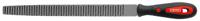 161-1494 RS PRO 200mm, Bastard, Rasp Cut, Flat Engineers File With Soft-Grip Handle
