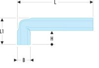92a24 Facom 92A Series Tubular Box Spanner, 24mm, Metric, 175 mm Overall