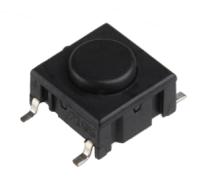 3csh9 MEC IP67 Button Tactile Switch, SPST 50 mA @ 24 V dc 1.3mm