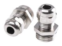r0321640r SIB WADI-TEC ECEA GSE Series Metallic Nickel Plated Brass Cable Gland, M16 Thread, 3mm min., 6mm max., IP68
