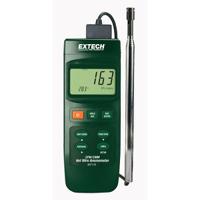 407119 Extech  Telescopic Vane Anemometer, 17m/s Max, Measures Air Velocity, Temperature