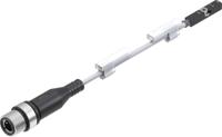 smt-8m-a-ps-24v-e-03-m12 Festo Magneto Resistive Pneumatic Position Detector, IP65, IP68, IP69K, 24V dc, NO Operation, SMT-8, with LED