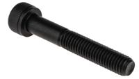 468-0212 RS PRO Black, Self-Colour Steel Hex Socket Cap Screw, DIN 912, M8 x 50mm