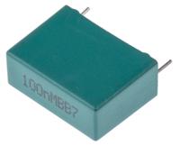 phe850ed6100md18r06l2 KEMET PHE850 Metallised Polypropylene Film Capacitor, 1.25 kV dc, 300 V ac, ±20%, 100nF, Through Hole