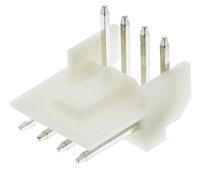 171826-4 TE Connectivity EI Series Right Angle Through Hole PCB Header, 4 Contact(s), 2.5 mm Pitch, 1 Row, Shrouded