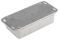 1590wbfl Hammond 1590 Series Natural Die Cast Aluminium Enclosure, IP65, Flanged, Natural Lid, 112.4 x 60.5 x 31mm