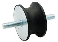 126-4275 RS PRO M6 Anti Vibration Mount, Male to Male Bobbin with 19.46 Compression Load