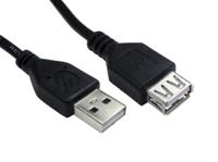 186-3012 RS PRO USB 2.0, Male USB A to Female USB A, 500mm