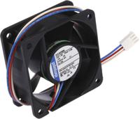 612n2gml-096 ebm-papst 600 N Series Axial Fan, 12 V dc, DC Operation, 23m³/h, 900mW, IP20, 60 x 60 x 25mm