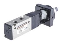 evzm550-f01-34b SMC Twist Selector 5/2 Pneumatic Manual Control Valve VZM500 Series, G 1/8, 1/8in, III B