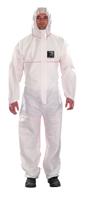 wr17s-00111-05 Ansell WR17S-00111-05 White Anti-Static SMS Fabric Protective Hood, Resistant to Light Sprays, Solid Particles