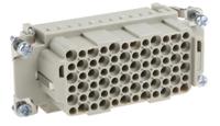 09160723101 HARTING Heavy Duty Power Connector Insert, 10A, Female, Han DD Series, 72 Contacts