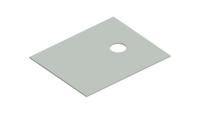 ws-247 Fischer Elektronik Flame Retardant Silicone Thermal Insulation, 21mm x 17mm x 0.3mm