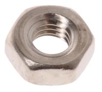 483-0502 RS PRO, Nickel Plated Brass Hex Nut, DIN 934, M3