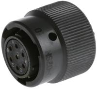 62gb-56t10-07sn Amphenol Limited, 62GB 7 Way Cable Mount MIL Spec Circular Connector PlugOlive, Socket Contacts,Shell Size 10, Bayonet