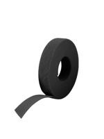 vel-ow64101 VELCRO® Black Hook & Loop Tape, 10mm x 25m