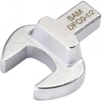 dfc0-14 SAM DFC0 Series Open Ended Insert Torque End-Fitting, 1/4 in, 9 x 12mm Insert, Satin Finish