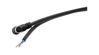 rnd-205-01160 RND Female 6 way Angled Socket M8 to Free End Cable Connector Cable, 2 m