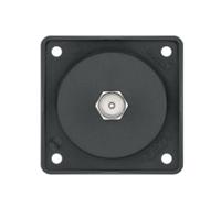 945812505 TV Aerial Black Male TV Aerial Connector, Screw Mount