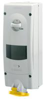 5673270-r Scame Switchable IP44 Industrial Interlock Socket 2P+E, Earthing Position 4h, 32A, 110 V