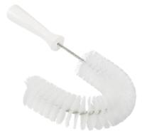 53725 Vikan Medium Bristle White Scrubbing Brush, Polyester bristle material