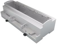 251206000bl Italtronic DIN Rail Enclosure Enclosure Type Modulbox XTS Series , 213 x 90 x 55mm, ABS, Polycarbonate DIN Rail