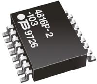 4816p-1-102lf Bourns, 4800P 1kΩ ±2% Isolated Resistor Array, 8 Resistors, 1.28W total, SOM, Standard SMT