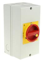 kg64t203gba283kl1v Kraus & Naimer 3P Pole Isolator Switch - 63A Maximum Current, 22kW Power Rating, IP66, IP67