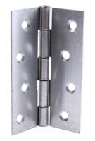 436-5064 RS PRO Steel Butt Hinge, Screw Fixing, 100mm x 71mm x 1.75mm