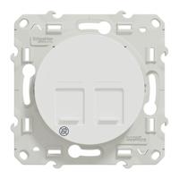 s505486 Schneider Electric White, 2 Way, 1 Gang, Odace