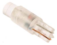 210-800 RS PRO White LED Indicator Lamp, 28V dc, Wedge Base, 5.75mm Diameter, 900mcd