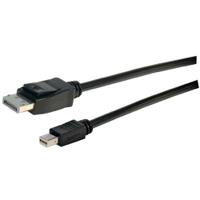 dpcac2mm-1m L-Com Male DisplayPort to Male DisplayPort, PVC  Cable, 1m
