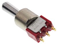 5-1825137-3 TE Connectivity Toggle Switch, Panel Mount, On-Off-(On), SPST, Solder Terminal