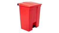 fg614500red Rubbermaid Commercial Products Legacy Step-On 68L Red Pedal Plastic Waste Bin