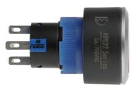 175-8245 RS PRO Illuminated Push Button Switch, Momentary, Panel Mount, 22.2mm Cutout, DPDT, Red LED, 250V ac, IP65