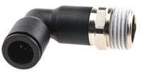 3129-12-21 Legris LF3000 Series Elbow Threaded Adaptor, R 1/2 Male to Push In 12 mm, Threaded-to-Tube Connection Style