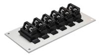106-730 RS PRO Standard Size Thermocouple Connector Panel for Use with Thermocouple J, RoHS Standard