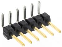90121-0766 Molex C-Grid III Series Right Angle Through Hole Pin Header, 6 Contact(s), 2.54 mm Pitch, 1 Row, Unshrouded