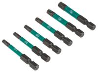 05057693001 Wera Impact Bit Set 6 Pieces, Hexagon