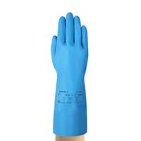 37501060 Ansell 37-501 Blue Nitrile Short, Size 6.5, Nitrile Coating