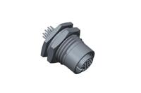 msas-08pffp-sf8001 Amphenol Industrial Industrial Circular Connector, 8 Contacts, Threaded, M12 Connector, Socket, Female, IP68, IP69K, M