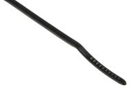 111-01910-t18r-pa66-bk HellermannTyton Cable Tie, 100mm x 2.5 mm, Black Polyamide 6.6 (PA66), Pk-100