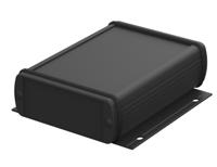 84308100hmt1-abph-800-0100-wl Bopla Alubos (Set) Series Black Aluminium General Purpose Enclosure, IP65, Flanged, Black Lid, 82 x 32 x 100mm