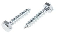 824-856 RS PRO Hex Coach Screw, Steel Bright Zinc Plated, 6mm x 30mm