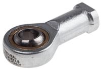 303-4040 RS PRO M16 x 1.5 Female Steel Rod End, 16mm Bore, 85mm Long, Metric Thread Standard, Female Connection Gender