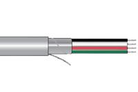 63004-sl005 Alpha Wire Alpha Essentials Communication & Control Computer Cable 4 Core Power Cable, Grey Polyvinyl Chloride PVC,