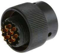 62gb-56t10-07sn Amphenol Limited, 62GB 7 Way Cable Mount MIL Spec Circular Connector PlugOlive, Socket Contacts,Shell Size 10, Bayonet