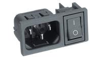bzm42z000053c Bulgin C14 Panel Mount IEC Connector Socket, 10A, 250 V