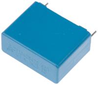 b32653a7104k000 EPCOS B32653 Polypropylene Film Capacitor, 1.25 kV dc, 500 V ac, ±10%, 100nF, Through Hole